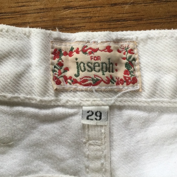 Vintage For Joseph High Rise “Colette” Jean 29 White - Picture 2 of 12